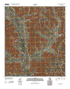Deer Canyon Texas Historical topographic map, 1:24000 scale, 7.5 X 7.5 Minute, Year 2010