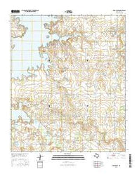 Deer Creek Texas Current topographic map, 1:24000 scale, 7.5 X 7.5 Minute, Year 2016