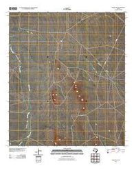 Deer Peak Texas Historical topographic map, 1:24000 scale, 7.5 X 7.5 Minute, Year 2010