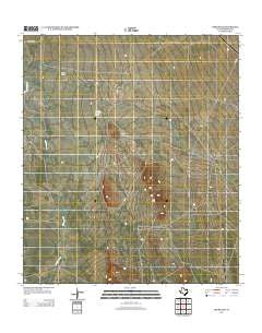 Deer Peak Texas Historical topographic map, 1:24000 scale, 7.5 X 7.5 Minute, Year 2012