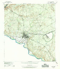 Del Rio Texas Historical topographic map, 1:62500 scale, 15 X 15 Minute, Year 1943