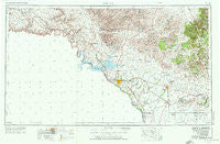 Del Rio Texas Historical topographic map, 1:250000 scale, 1 X 2 Degree, Year 1958
