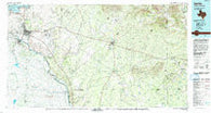 Del Rio Texas Historical topographic map, 1:100000 scale, 30 X 60 Minute, Year 1986
