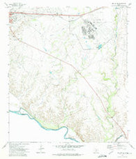 Del Rio SE Texas Historical topographic map, 1:24000 scale, 7.5 X 7.5 Minute, Year 1972