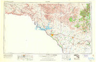 Del Rio Texas Historical topographic map, 1:250000 scale, 1 X 2 Degree, Year 1958