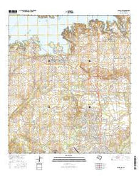 Del Rio NW Texas Current topographic map, 1:24000 scale, 7.5 X 7.5 Minute, Year 2016