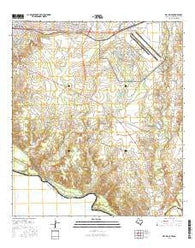 Del Rio SE Texas Current topographic map, 1:24000 scale, 7.5 X 7.5 Minute, Year 2016