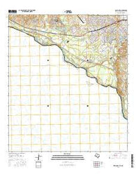 Del Rio SW Texas Current topographic map, 1:24000 scale, 7.5 X 7.5 Minute, Year 2016
