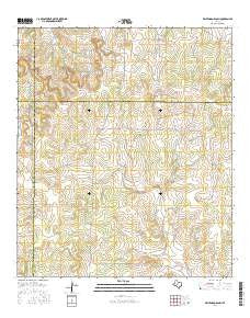 Del Venado Ranch Texas Current topographic map, 1:24000 scale, 7.5 X 7.5 Minute, Year 2016