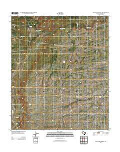 Delaware Spring Texas Historical topographic map, 1:24000 scale, 7.5 X 7.5 Minute, Year 2012