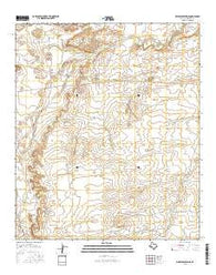 Delaware Spring Texas Current topographic map, 1:24000 scale, 7.5 X 7.5 Minute, Year 2016