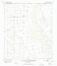 Dell City Texas Historical topographic map, 1:62500 scale, 15 X 15 Minute, Year 1951