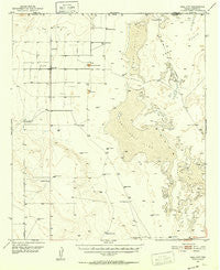 Dell City Texas Historical topographic map, 1:62500 scale, 15 X 15 Minute, Year 1951