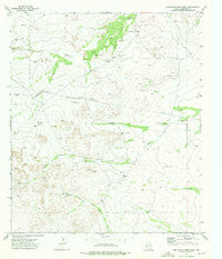 Dellahunt Draw East Texas Historical topographic map, 1:24000 scale, 7.5 X 7.5 Minute, Year 1973