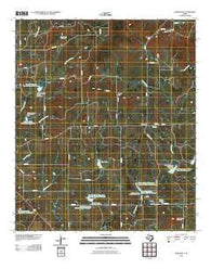 Democrat Texas Historical topographic map, 1:24000 scale, 7.5 X 7.5 Minute, Year 2010