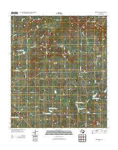 Democrat Texas Historical topographic map, 1:24000 scale, 7.5 X 7.5 Minute, Year 2013