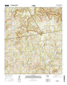 Democrat Texas Current topographic map, 1:24000 scale, 7.5 X 7.5 Minute, Year 2016