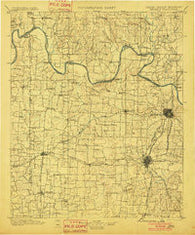Denison Texas Historical topographic map, 1:125000 scale, 30 X 30 Minute, Year 1901