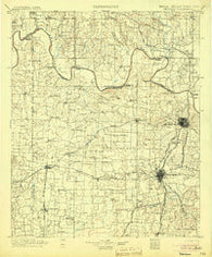Denison Texas Historical topographic map, 1:125000 scale, 30 X 30 Minute, Year 1901