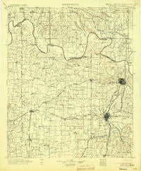 Denison Texas Historical topographic map, 1:125000 scale, 30 X 30 Minute, Year 1901