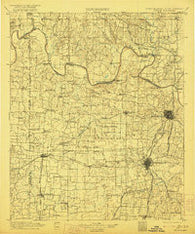 Denison Texas Historical topographic map, 1:125000 scale, 30 X 30 Minute, Year 1901