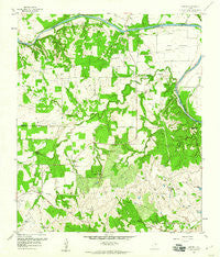 Dennis Texas Historical topographic map, 1:24000 scale, 7.5 X 7.5 Minute, Year 1959