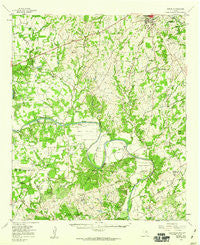 Dennis Texas Historical topographic map, 1:62500 scale, 15 X 15 Minute, Year 1959