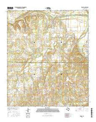 Dennis Texas Current topographic map, 1:24000 scale, 7.5 X 7.5 Minute, Year 2016