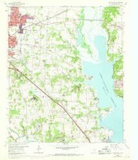 Denton East Texas Historical topographic map, 1:24000 scale, 7.5 X 7.5 Minute, Year 1960