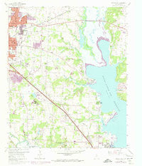 Denton East Texas Historical topographic map, 1:24000 scale, 7.5 X 7.5 Minute, Year 1960
