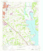 Denton East Texas Historical topographic map, 1:24000 scale, 7.5 X 7.5 Minute, Year 1960