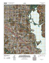 Denton East Texas Historical topographic map, 1:24000 scale, 7.5 X 7.5 Minute, Year 2010