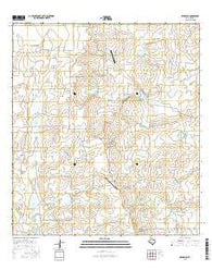 Dentonio Texas Current topographic map, 1:24000 scale, 7.5 X 7.5 Minute, Year 2016