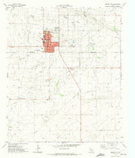 Denver City Texas Historical topographic map, 1:24000 scale, 7.5 X 7.5 Minute, Year 1971