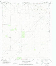Denver City SW Texas Historical topographic map, 1:24000 scale, 7.5 X 7.5 Minute, Year 1971