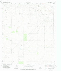 Denver City SW Texas Historical topographic map, 1:24000 scale, 7.5 X 7.5 Minute, Year 1971