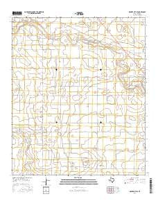 Denver City SE Texas Current topographic map, 1:24000 scale, 7.5 X 7.5 Minute, Year 2016