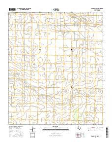 Denver City SW Texas Current topographic map, 1:24000 scale, 7.5 X 7.5 Minute, Year 2016