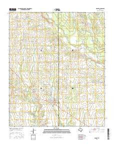 Deport Texas Current topographic map, 1:24000 scale, 7.5 X 7.5 Minute, Year 2016