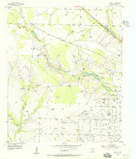 Dermott Texas Historical topographic map, 1:24000 scale, 7.5 X 7.5 Minute, Year 1954