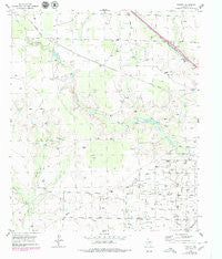 Dermott Texas Historical topographic map, 1:24000 scale, 7.5 X 7.5 Minute, Year 1954