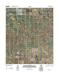 Dermott Texas Historical topographic map, 1:24000 scale, 7.5 X 7.5 Minute, Year 2012