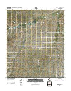 Derrick Draw Texas Historical topographic map, 1:24000 scale, 7.5 X 7.5 Minute, Year 2012