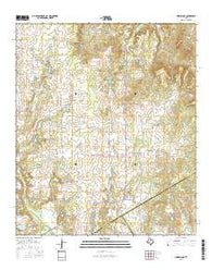 Desdemona Texas Current topographic map, 1:24000 scale, 7.5 X 7.5 Minute, Year 2016