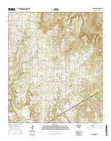 Desdemona Texas Current topographic map, 1:24000 scale, 7.5 X 7.5 Minute, Year 2016