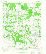 Detroit Texas Historical topographic map, 1:24000 scale, 7.5 X 7.5 Minute, Year 1964
