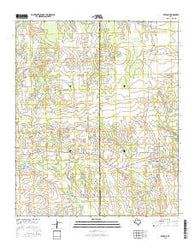 Detroit Texas Current topographic map, 1:24000 scale, 7.5 X 7.5 Minute, Year 2016