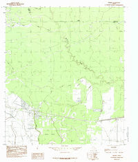 Devers Texas Historical topographic map, 1:24000 scale, 7.5 X 7.5 Minute, Year 1984
