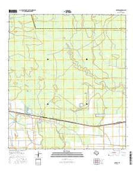 Devers Texas Current topographic map, 1:24000 scale, 7.5 X 7.5 Minute, Year 2016