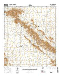 Devil Ridge Texas Current topographic map, 1:24000 scale, 7.5 X 7.5 Minute, Year 2016